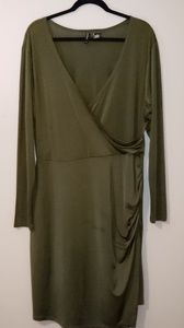 Plus Size Wrap Dress